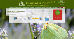 Desktop Screenshot of campinglepilat.com